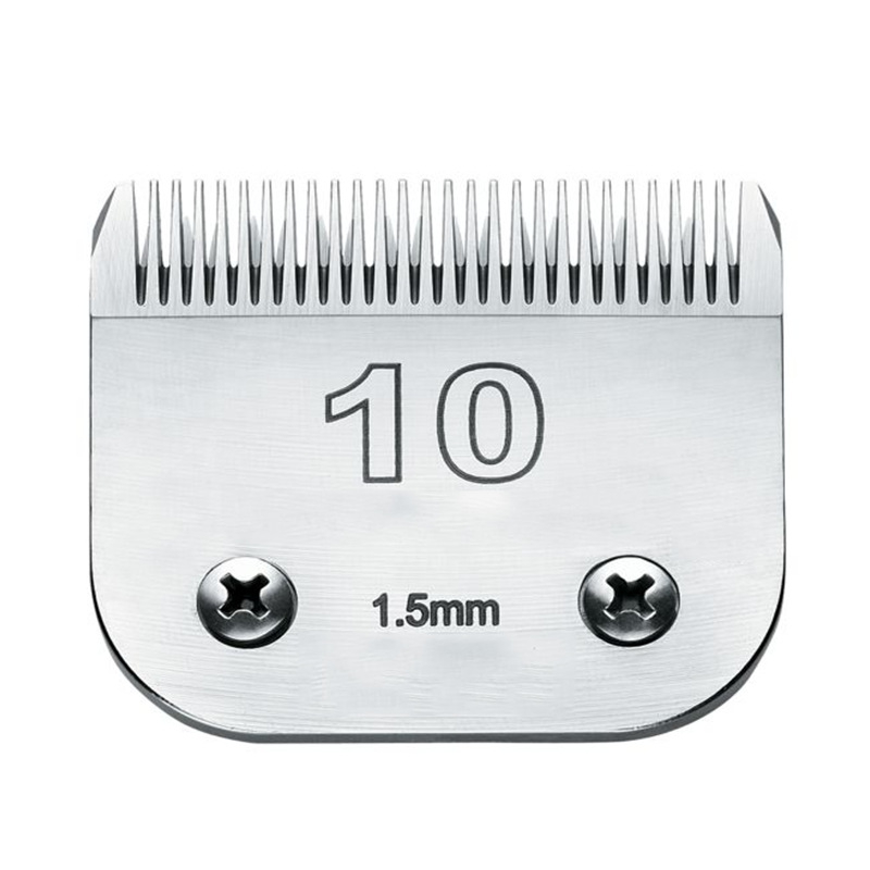 Professionaalselt 10 # 1,5 mm rahvusvahelise universaalse suurusega vahetatavad lemmikloomade käärid A5 teraga loomade kääride peaga