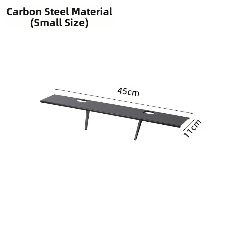 Löögivaba teleri digiboksi hoiuriiul paksendatud külmvaltsitud terasest arvutimonitori ülemise ruuteri kronstein