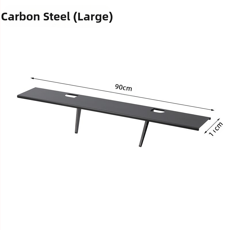 Löögivaba teleri digiboksi hoiuriiul paksendatud külmvaltsitud terasest arvutimonitori ülemise ruuteri kronstein