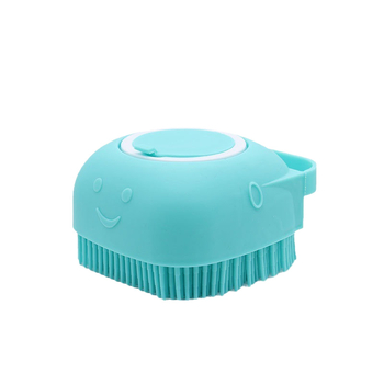 Четка за масаж на артефакти за домашни любимци, четка за почистване на котки, силиконов материал за домакинска четка за баня