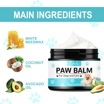 Piiriülene käpakaitsekreem Jalakaitse lihapadjale Käpakaitsekreem koertele ja kassidele Käpahooldus Lemmikloomade jalgade niisutav kreem