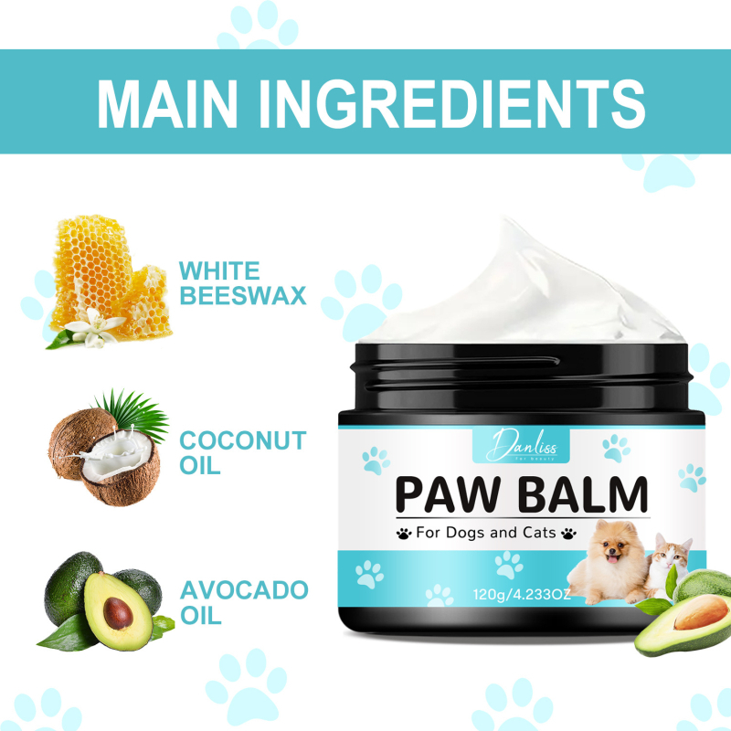 Piiriülene käpakaitsekreem Jalakaitse lihapadjale Käpakaitsekreem koertele ja kassidele Käpahooldus Lemmikloomade jalgade niisutav kreem