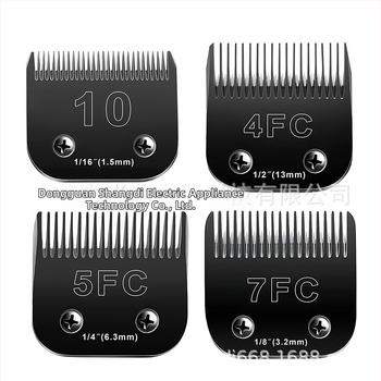 Ψαλίδι κατοικίδιων International Universal Black Titanium 10 # 1.5mm, αντικαταστάσιμο, Universal A5 Series για γάτες και σκύλους