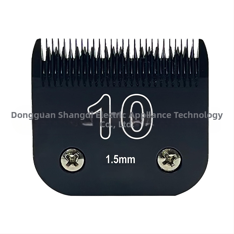 Ψαλίδι κατοικίδιων International Universal Black Titanium 10 # 1.5mm, αντικαταστάσιμο, Universal A5 Series για γάτες και σκύλους