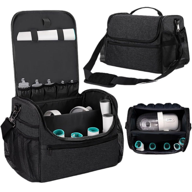 Új kisállat-ápolási kellékek tároló táska kétrétegű, vastagított, multifunkcionális, nagy kapacitású kutyaszervező és tároló táska