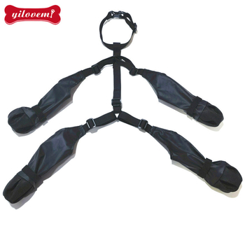 Naminių gyvūnėlių reikmenys šunų žygiams skirti batai „Four Seasons“ patogūs, kvėpuojantys šunų batai, lauko, neperšlampami, šunų batai nuo lietaus, naminių gyvūnėlių batai.