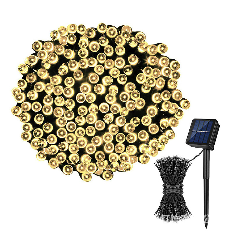 Saulės energija varomos LED girliandos, kiemo dekoravimo šviestuvai, „Gypsophila“ lauko inžinerinis apšvietimas, šventinis LED girliandų didmeninė prekyba