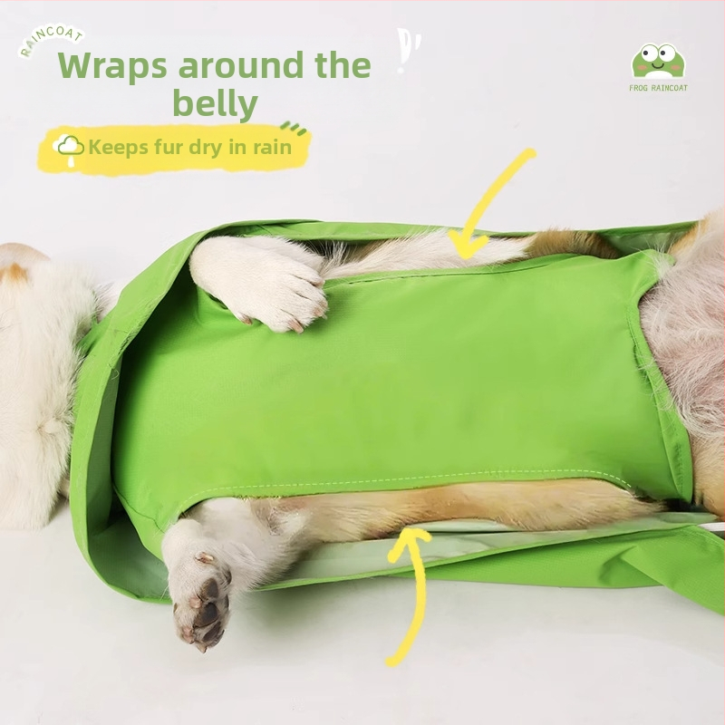 Pláštenka Shiba Inu, corgi, žabia pláštenka, letné šteňa, malé a stredné psy, nepremokavé a odolné voči znečisteniu, vonkajšie pončo pre psov
