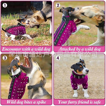 Νέο γιλέκο για σκύλους με ανακλαστικό πριτσίνι, ζεστά ρούχα για κατοικίδια, αξεσουάρ για σκύλους με ανακλαστική προστασία από δάγκωμα και αιχμηρά άκρα