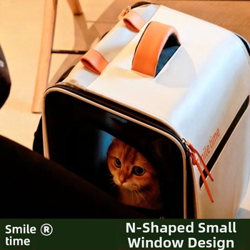 Σακίδιο πλάτης μεταφοράς γάτας Smile Time, φορητό, πτυσσόμενο, εξωτερικού χώρου, μεγάλης χωρητικότητας, αναπνεύσιμο