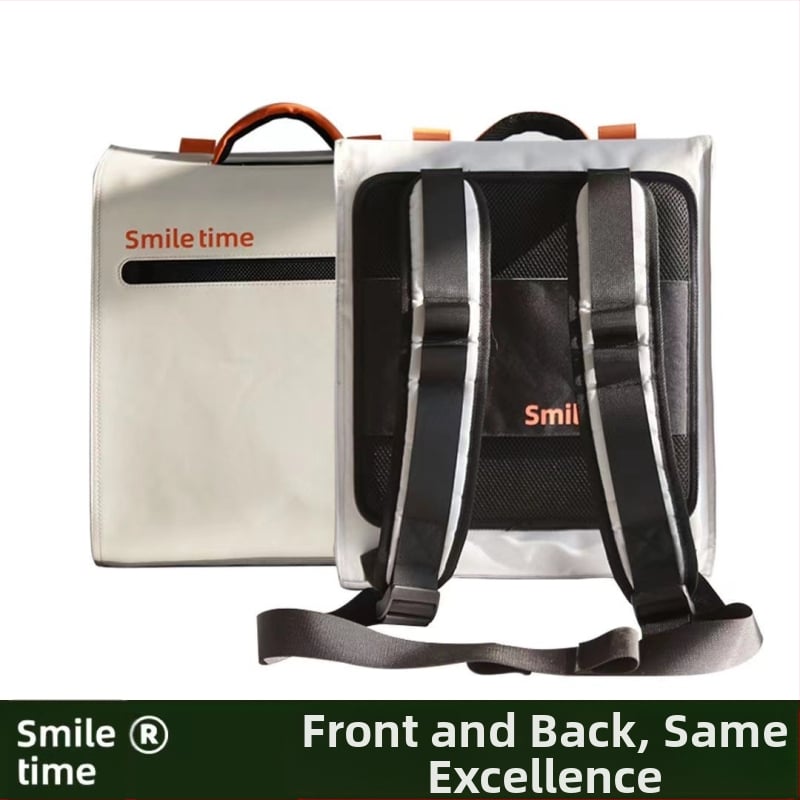 Batoh na prepravu mačiek Smile Time, prenosný skladací, vonkajší, veľkokapacitný, priedušný, vonkajšia taška na domáce zvieratá