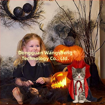 Μανδύας για το Halloween για γάτες και σκύλους, Εξατομικευμένα ρούχα για μικρά και μεσαία σκυλιά, Μοντέρνα περιορισμένη έκδοση Halloween