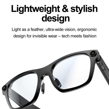 Piiriülesed nutikad tõlkeprillid Bluetooth S336 koos kaamera tehisintellektiga, objektituvastuse, dialoogi, värinavastase ja kõrglahutusega pildistamise ja laulude kuulamisega.