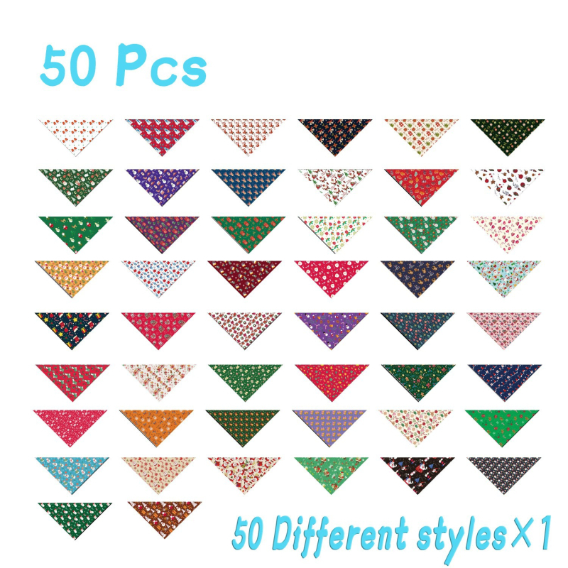 Lemmiklooma kolmnurkne sall jõulumustriga koera süljesall sall·kaelusall karupoega kikilips jõuludeks piiratud väljaanne