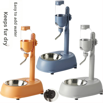 Kutya Itató, Nem Nedves Szájú Itató, Álló Rúd, Függő Itatószökőkút, Etető Vízforraló Tapadókoronggal, Kisállat Itatószökőkút