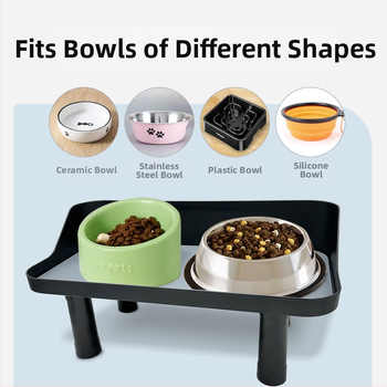 Ράφι για μπολ για κατοικίδια, ανυψωτικό τραπέζι φαγητού για σκύλους, ρυθμιζόμενο μπολ για γάτες, βάζο για κατσαρόλες, αντικραδασμικό, είδη κατοικίδιων ζώων χονδρικής