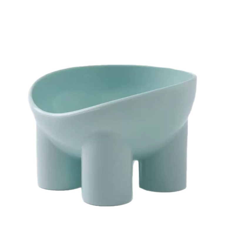 Lemmikloomakauss kassipojale, koerale, joogiveele, elevandi jala kaelakaitsega kauss, ümberminekuvastane plastmassist makroonvärvi kauss