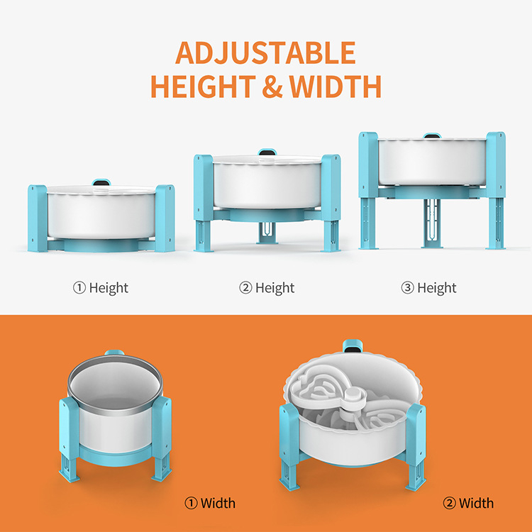 25 aastat piiriülest lemmikloomade kategooriat Kassi- ja koerasöögikausi hoidik Teleskoopiline libisemisvastane lemmikloomakausi hoidik Söötmis- ja veekausi hoidik