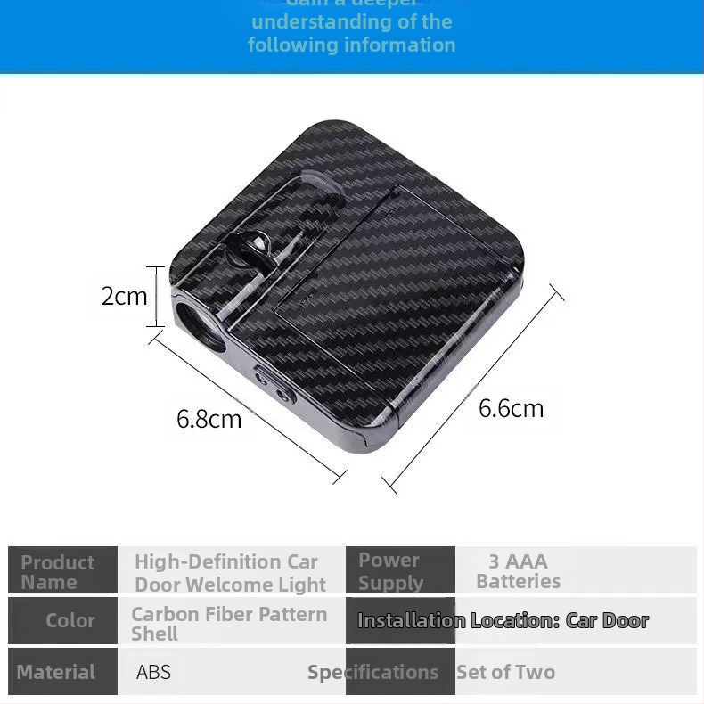 Ангелски крила, светлина за добре дошли, крила за кола, околна светлина, осветление за врата, безплатно окабеляване, автоматична индукционна светлина, проекционна светлина