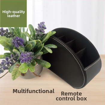 Δερμάτινο κουτί αποθήκευσης γραφείου απευθείας πωλήσεων εργοστασίου Αποθήκευση και οργάνωση καλλυντικών Γραφείο πολυλειτουργικό κουτί αποθήκευσης τηλεχειριστηρίου PU