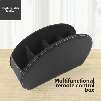 Δερμάτινο κουτί αποθήκευσης γραφείου απευθείας πωλήσεων εργοστασίου Αποθήκευση και οργάνωση καλλυντικών Γραφείο πολυλειτουργικό κουτί αποθήκευσης τηλεχειριστηρίου PU