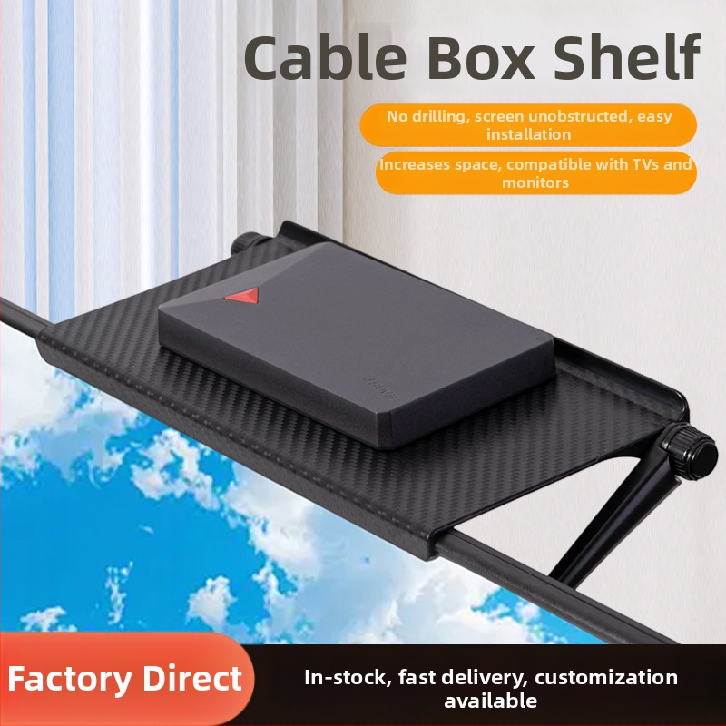 Ruuteri digiboksi WiFi hoiuriiul Uus reguleeritav kodune löögivaba teleri-monitori hoiuriiul