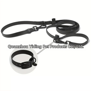 Multifunktsionaalne veojõuköis, reguleeritav vöökoht, koeraköis, PVC veekindel, hammustusvastane koerakaelarihm, koera veojõuköie tõmberihm