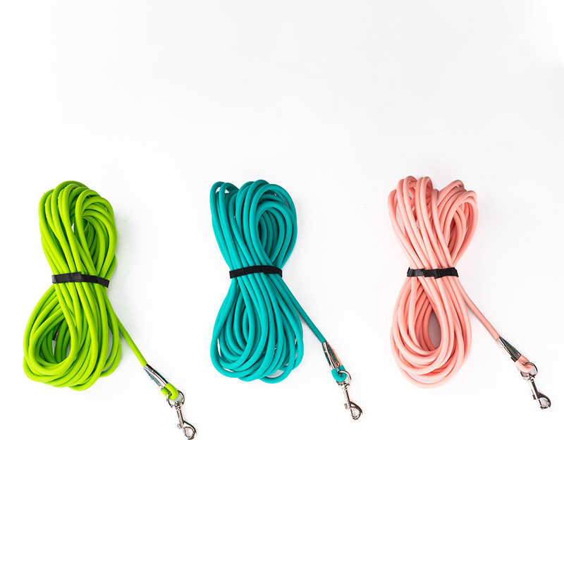 Nyomkövető kutya kiképző kötél extra hosszú német juhász nyomkövető kötél kopásálló harapásgátló kutyasétáltató kötél kisállat-kellékek nagykereskedelme