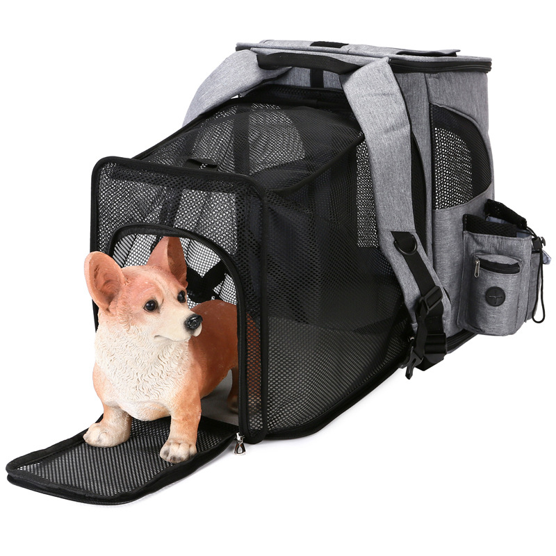 Háziállat táska, vízálló, lélegző táska, kisállat kiránduláshoz, hordozható kutyatáska, hátizsák, macskatáska, deformálódásmentes utazóhátizsák, ketrec