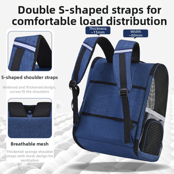 Προσαρμοσμένη τσάντα γάτας, φορητό διαφανές σακίδιο πλάτης γάτας, σακίδιο πλάτης κατοικίδιων ζώων, σχολική τσάντα, ζεστό σκυλί αυτοκινήτου, μεγάλη χωρητικότητα