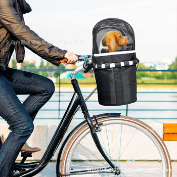 Καλάθι ποδηλάτου, κλουβί γάτας, κλουβί σκύλου, καλάθι κατοικίδιου, καλάθι ποδηλάτου, τσάντα κατοικίδιου ποδηλάτου ποδηλασίας, αναπνεύσιμη τσάντα γάτας αυτοκινήτου