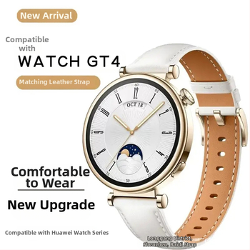 Sobib Huawei Gt4/Gt5 kellarihmadele, Watch Gt6 naiste mudel, ehtsast nahast meeste originaal 41mm/46mm