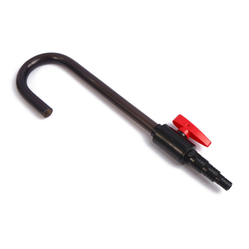 Akvariumo vandens pildymo įtaisas su jungikliu, alkūniniu kabliu, vandens keitimo vamzdis, montuojamas ant sienos, vandens pildymo vamzdis, vandens pildymo alkūnė, akvariumo priedai