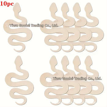 10 kígyó alakú fadarab, fából készült, barkácsolás, festés, graffiti, kézműveskedés, fából készült függődíszek, nyaraló