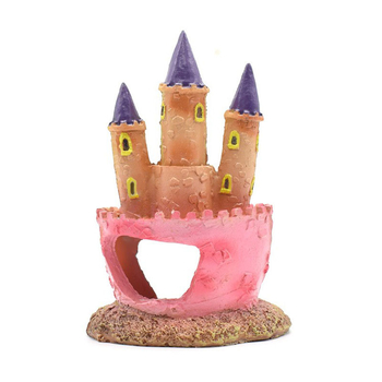 Εργοστάσιο ενυδρείο διακόσμηση προσομοίωση τοπίου βραχώδης διακόσμηση υδρόβιων φυτών τοπίο ρητίνης Diamond Castle