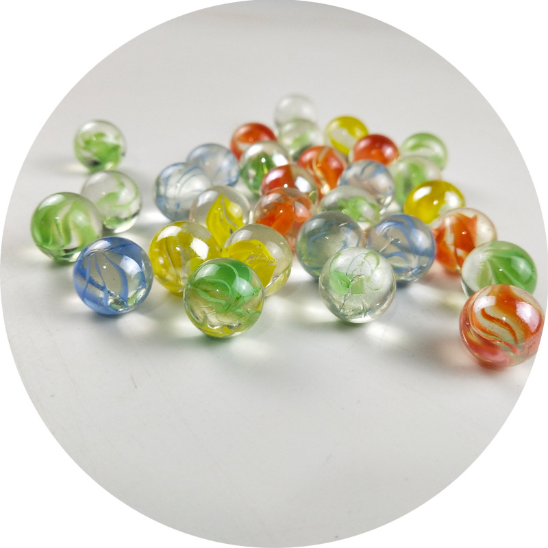 Tehase varustuse mänguklaashelmed 14mm25mm pinballi masina spetsiaalsed klaaskuulid 16mm dekoratiivsed värvilised marmorid