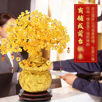 ✅ Άμεσες πωλήσεις εργοστασίων χονδρικής από φυσικό κρύσταλλο, δέντρο με τσάντα χρημάτων, δέντρο με χρήματα, δέντρο με χρήματα, επιχειρηματική έκθεση δώρων χειροτεχνίας