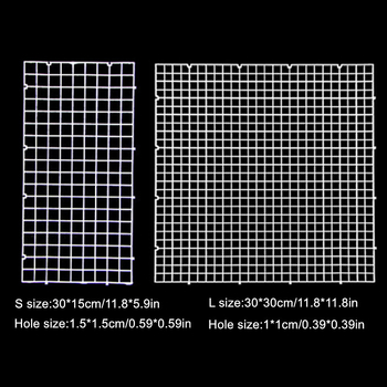 Akvariumo dugno filtro grotelės dugno filtro tinklelis pertvara juoda/balta spaustukas lentyna sujungimas izoliacinė plokštė siurbtukas