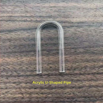 Rūpnīcas piegādāts caurspīdīgs akrila elkonis U-veida sērijas akvārijs U-veida plexiglas akrila U-veida caurule