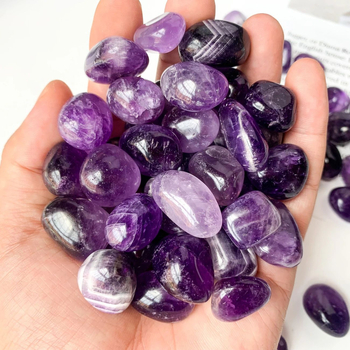 Φυσικό Αμέθυστο, Τραχύ, Γυαλισμένο, Μεγάλα Σωματίδια, Γυμνό Πέτρινο, Κρυστάλλινο, Χαλίκι, Απομαγνήτιση, Διακοσμητικά Στολίδια Κατασκευαστής Χονδρικής