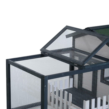 Õues puidust küülikupuur küülikumaja küülikupesa lasteaia lemmikloomamaja lemmikloomapuur kanapuur kanakuudi sisehoovi kasutamiseks