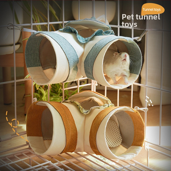 Jizai μικρό κλουβί κατοικίδιων ζώων σήραγγα χάμστερ τσάντα μελιού μύγα παιχνίδι σωλήνα κρεμαστό κανάλι καλοκαίρι βιζόν φωλιά σκαντζόχοιρου