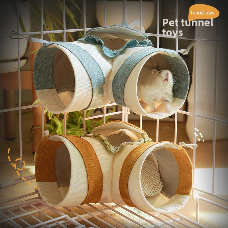 Jizai malá klietka pre domáce zvieratá tunel škrečok medové vrecko piesočka rúrka hračka závesný kanál letné norkové hniezdo ježka