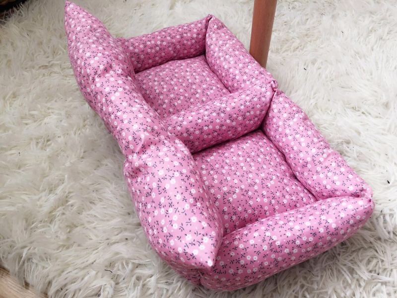 Medvilninis lizdas šinšiloms, žiurkėnams, triušiams, šeškams, jūrų kiaulytėms ir voverėms; Šiltas medvilninis miego lizdas, šiltas lizdas, žaislas ant sofos-lovos, mielas
