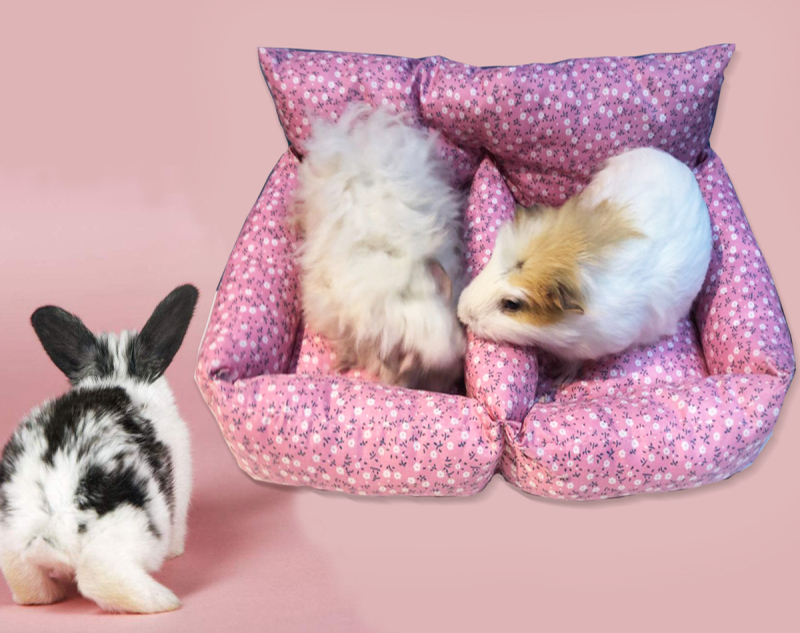 Medvilninis lizdas šinšiloms, žiurkėnams, triušiams, šeškams, jūrų kiaulytėms ir voverėms; Šiltas medvilninis miego lizdas, šiltas lizdas, žaislas ant sofos-lovos, mielas