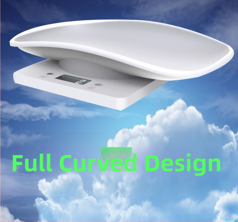 Väike vastsündinud lemmikloomade kaal küpsetusköögi elektrooniline kaal lemmikloomade kaal koos kandiku elektroonilise kaaluga