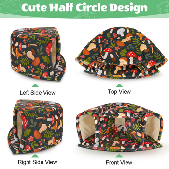 Jūrų kiaulytės slėptuvė, patogi žiurkėno namo lova, triušio tunelis, plaunami mažų augintinių narvo priedai, mažų gyvūnų lizdo skylė