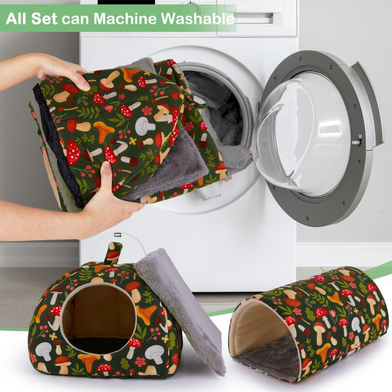 Jūrų kiaulytės slėptuvė, triušio lova, jūrų kiaulytės tunelio komplektas, slėptuvė, triušio slėptuvė, jūrų kiaulytės lizdas, tunelio ola