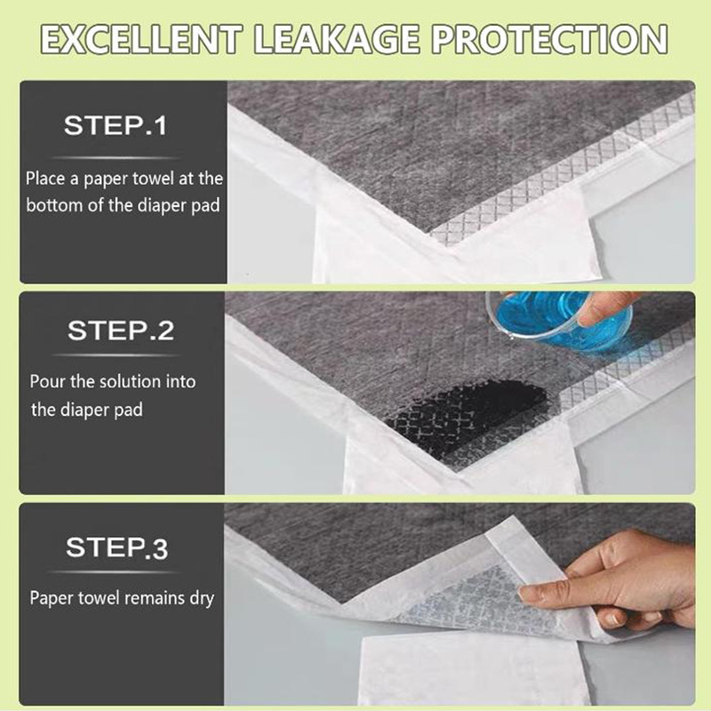 Piiriülene uus küüliku mähkmepadi väikesele lemmikloomale hamstrile mähkmepadi bambusest söega liim imav ühekordne mähkmepadi