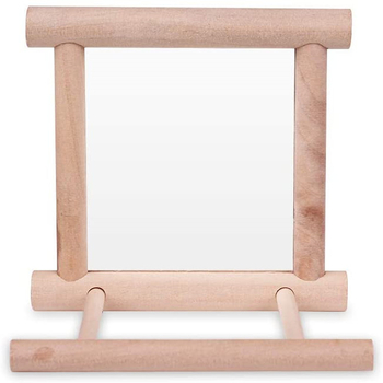 Ξύλινο παιχνίδι 2 τεμαχίων για κλουβί πουλιών, μικρό παιχνίδι κούνιας για κλουβί πουλί αγάπης παπαγάλου, ξύλινη βάση παιχνιδιών για πτηνά, βάση πουλιών Pangwu